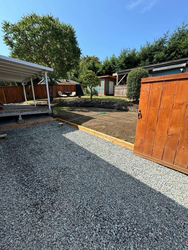 Grading and excavation project by Tonella Contracting on Vancouver Island
