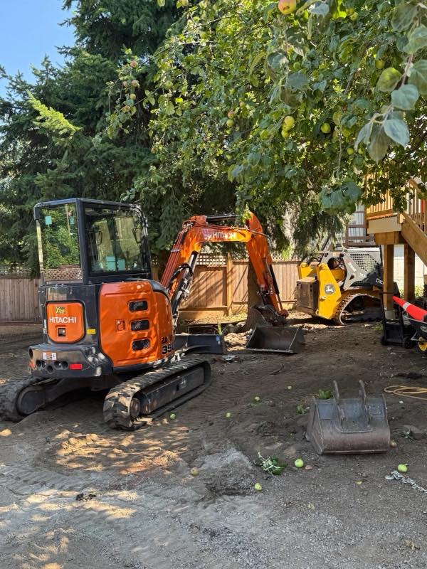 Grading and excavation project by Tonella Contracting on Vancouver Island