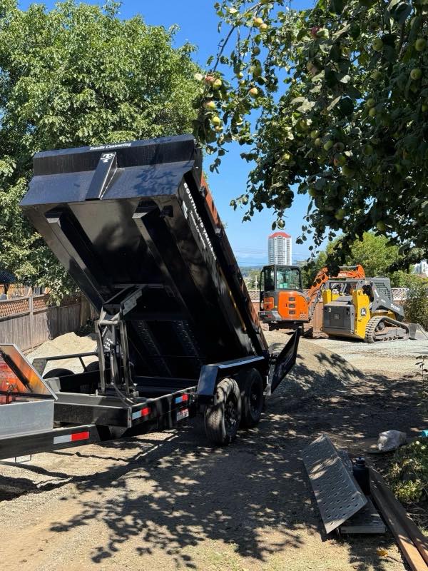 Grading and excavation project by Tonella Contracting on Vancouver Island