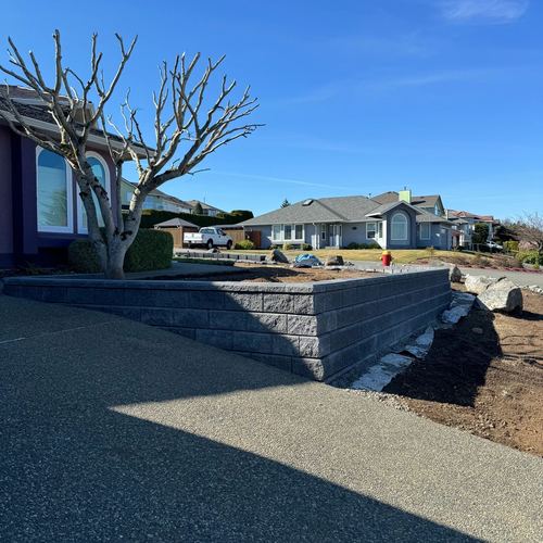 Allan Block retaining wall