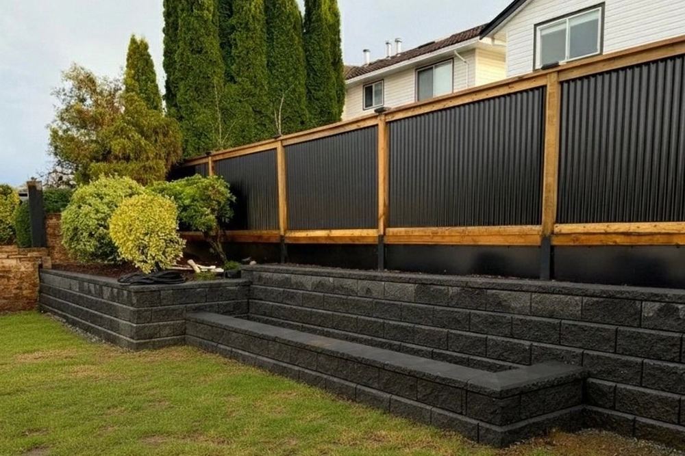 Retaining Walls project by Tonella Contracting in Nanaimo